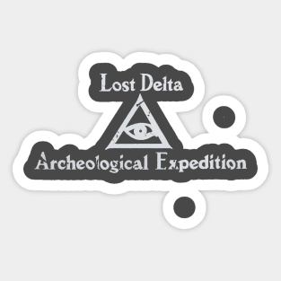 Lost Delta Archaeological Expedition Sticker